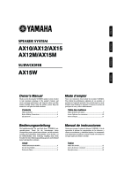 Yamaha AX-15-M-Owners-Manual 